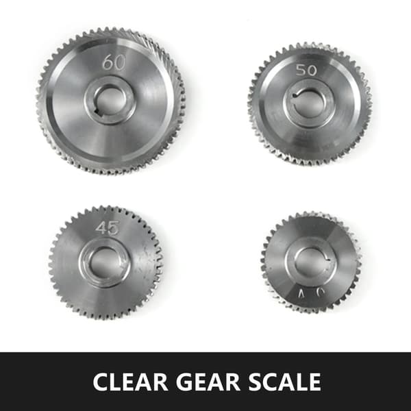 17st metallsvarv kugghjul kit med tydliga storleksmarkeringar, högkvalitativa material, hög precision, lätt att montera, hög kompatibilitet