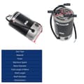 Pikkukuva 1 / 2: Pieni sorvi moottori, 550W teho, 6000RPM nopeus,220V, 550W CJ 0618
