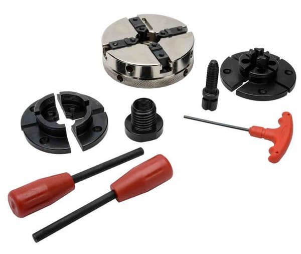 Psi träsvarv i trä - CUG3418CC - chucksystem med 4 käftar