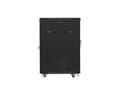 Miniatyrbillede 5 af 5: LANBERG FREE STANDING 19" RACK CABINET 22U 600X800 BLACK