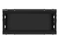 Miniatyrbillede 5 af 11: Lanberg 19'' wall-mounted installation cabinet 4U 600x450mm black (glass door)