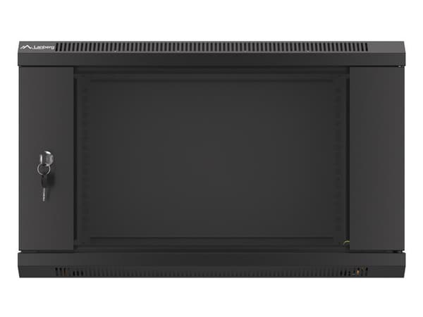Lanberg wall mounted 19" rack cabinet 6U 600x450 black wf01-6406-10b