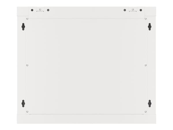 Lanberg wall-mounted installation rack cabinet 19'' 9U 600x450mm gray (glass door)