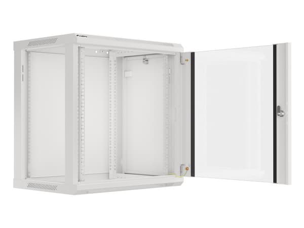 Lanberg WF01-6412-10S rack cabinet 12U Wall mounted rack Grey