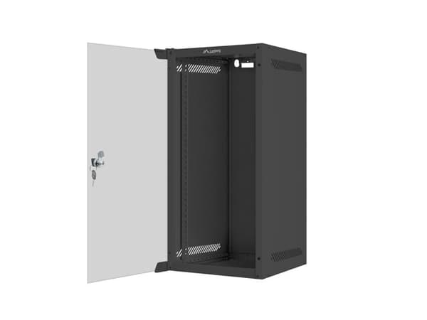 Lanberg WF10-2312-10B rack cabinet 12U Wall mounted rack Black