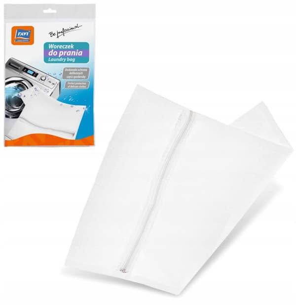 Tvättpåse för underkläder 50x60 cm bomull vit