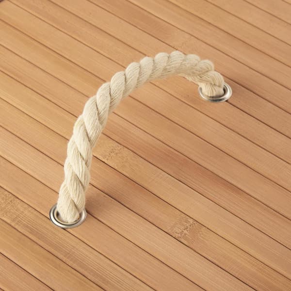 Tvättkorg med tvättsäck - 100 L, beige