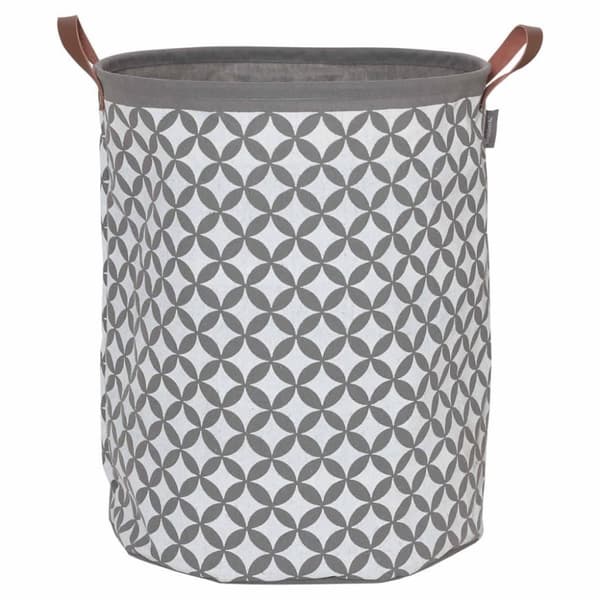 Sealskin vasketøjskurv Diamonds 60 l grå 362302012