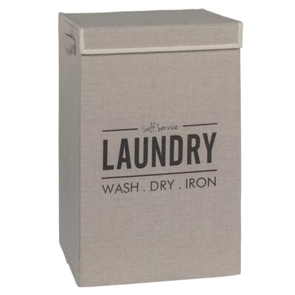 Esbada Laundry skittentøykurv 62L lysbeige Lin Beige