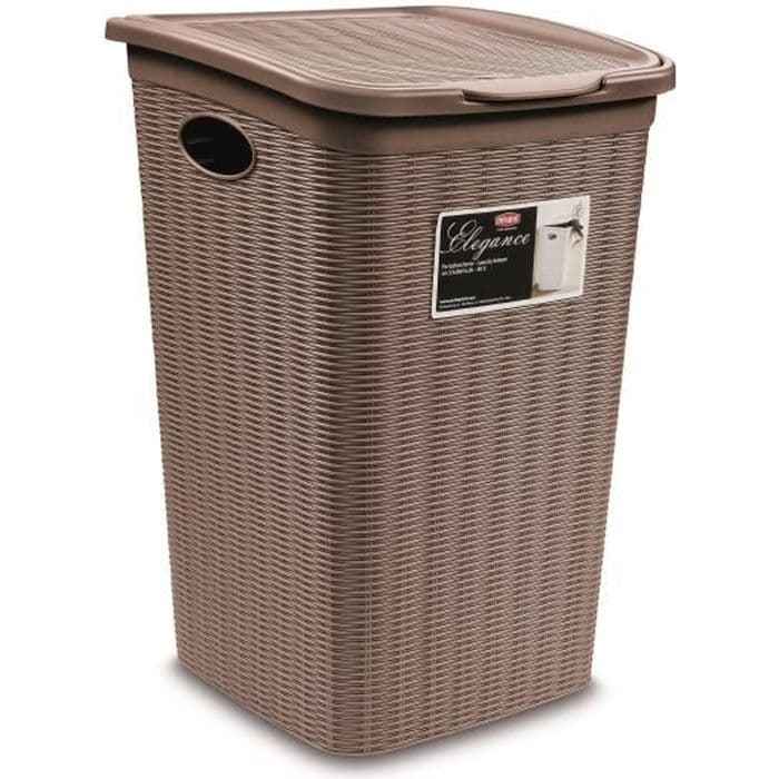 STEFANPLAST Elegance tvättlåda - 50 l - Taupe