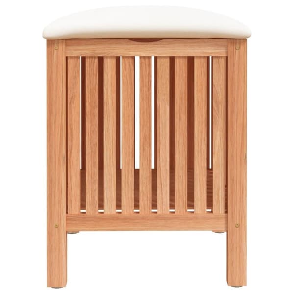vidaXL Baderomskrakk 40,5x40x52 cm heltre valnøtt