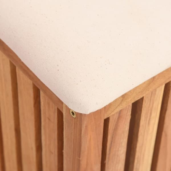 vidaXL Baderomskrakk 40,5x40x52 cm heltre valnøtt