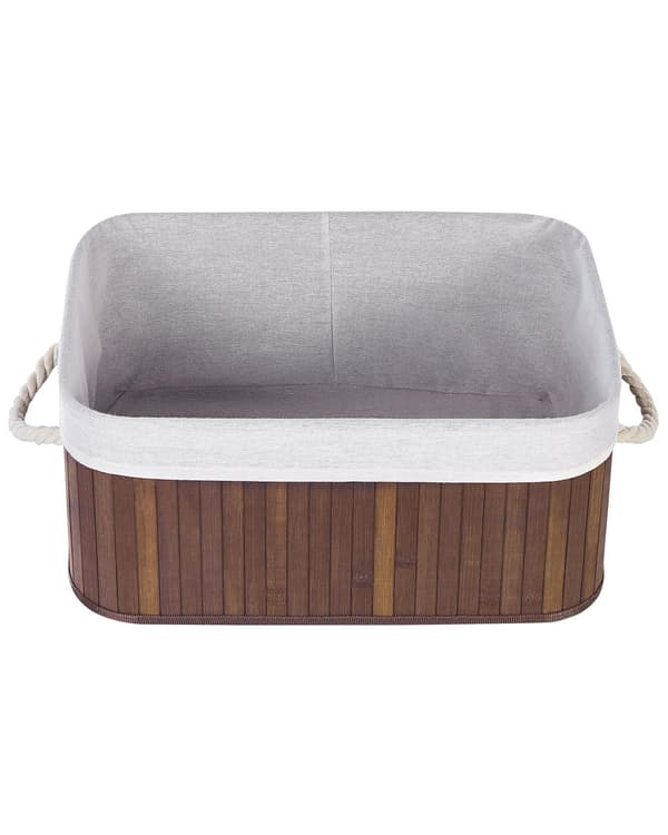 Kori tumma puu luonnollinen bambu 5 kpl useita kokoja kahvoilla moderni boho-tyyli