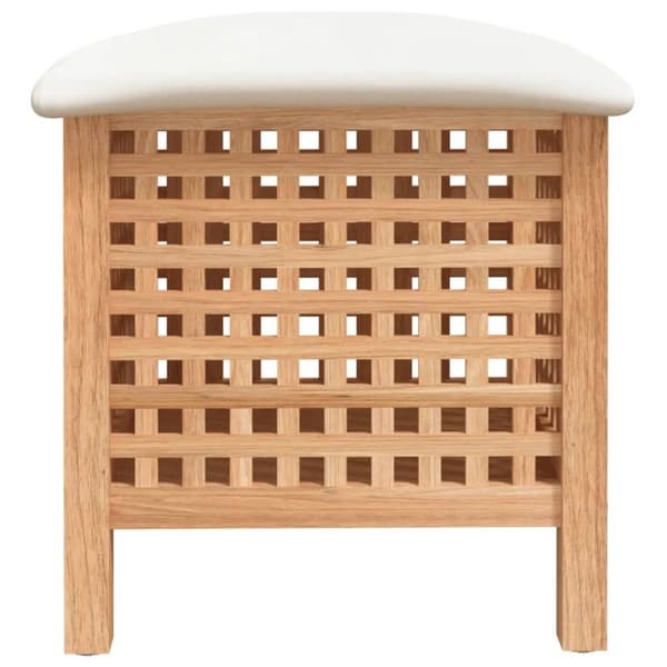 vidaXL badeværelsestaburet 48x47,5x52 cm massivt træ valnøddetræ