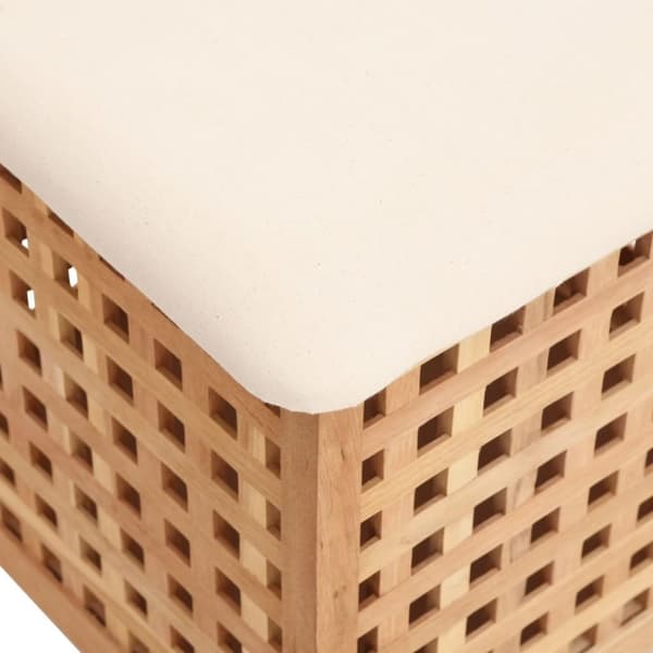 vidaXL badeværelsestaburet 48x47,5x52 cm massivt træ valnøddetræ