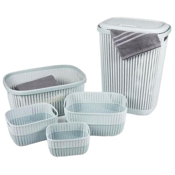 Set med Tvättkorgar, 5 st