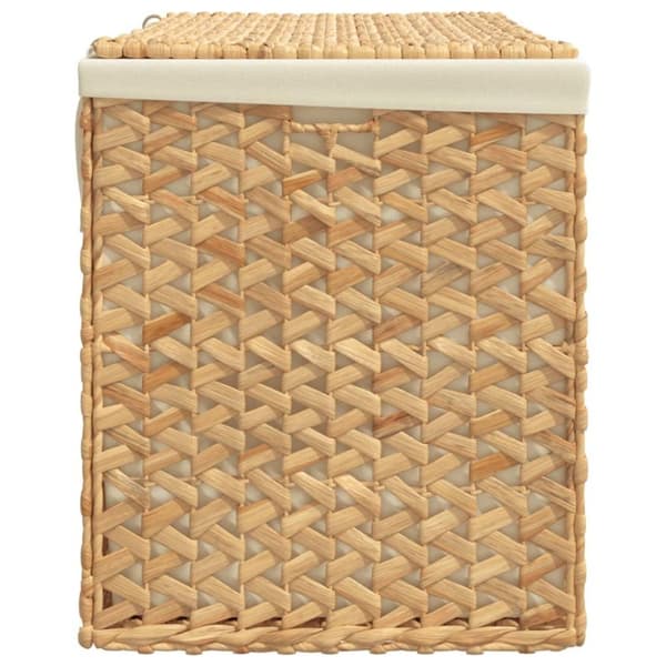 vidaXL Skittentøyskurv med 3 seksjoner 75x42,5x52 cm vannhyasint