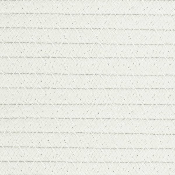 vidaXL vasketøjskurv Ø55x36 cm bomuld beige og hvid
