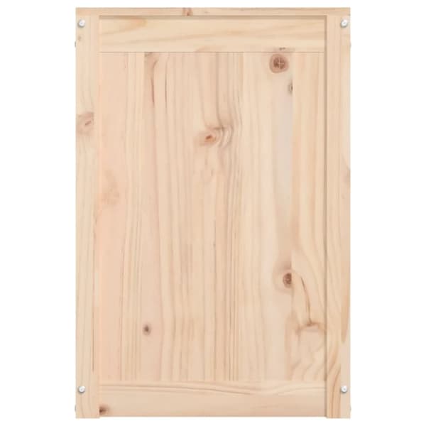 vasketøjskurv 88,5x44x66 cm massivt fyrretræ