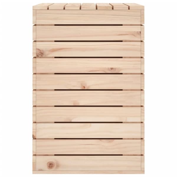 Tvättkorg 88,5x44x66 cm massiv furu