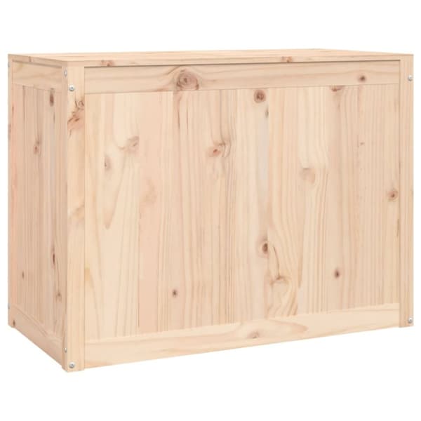 vidaXL vasketøjskurv 88,5x44x66 cm massivt fyrretræ -  Vasketøjskurve