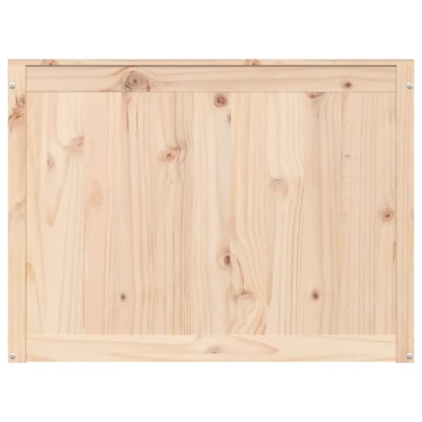 vidaXL vasketøjskurv 88,5x44x66 cm massivt fyrretræ -  Vasketøjskurve