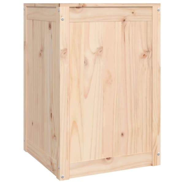 vidaXL vasketøjskurv 44x44x66 cm massivt fyrretræ -  Vasketøjskurve