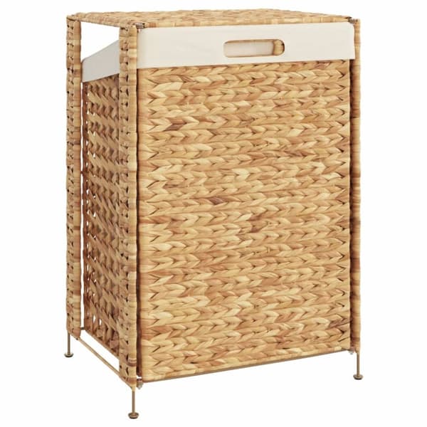 vidaXL vasketøjskurv 44x34x64 cm vandhyacint - Vasketøjskurve