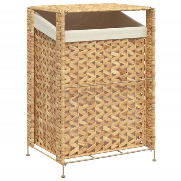 vidaXL vasketøjskurv 44x34x64 cm vandhyacint - Vasketøjskurve
