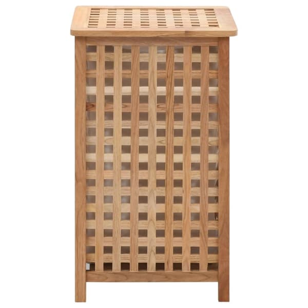 Vasketøjskurve - Living vasketøjskurv 39x39x65 cm massivt valnøddetræ