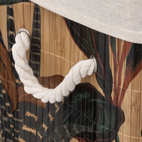 Bambu tvättkorg "Blackflora" eller "Palawan" 60 liter Atmosphéra - Palawan