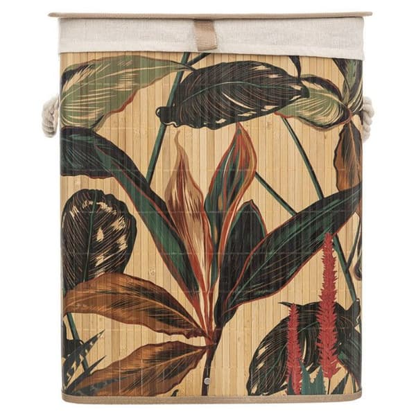 Bambu tvättkorg "Blackflora" eller "Palawan" 60 liter Atmosphéra - Palawan