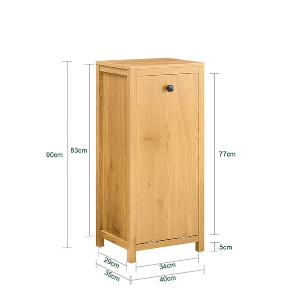Rootz Vaskeskabssæt - Højskab - Vasketøjsarrangør - Anti-tip-enhed - 40 cm x 90 cm x 35 cm - 99 cm x 43 cm x 16 cm Pakket