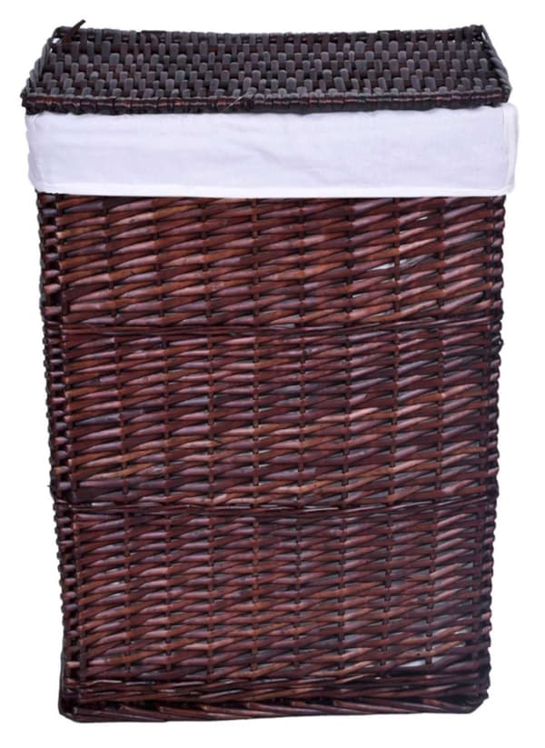 Brun flettet kurv 72 L