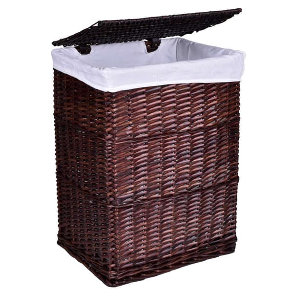 Brun flettet kurv 72 L