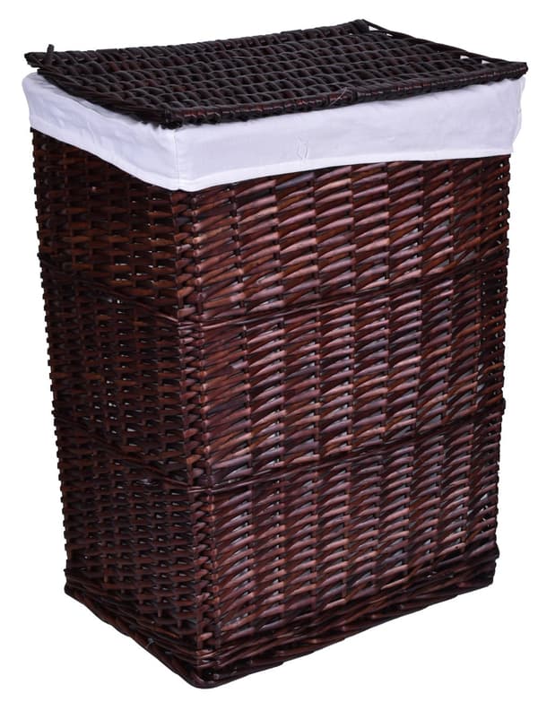Brun flettet kurv 72 L
