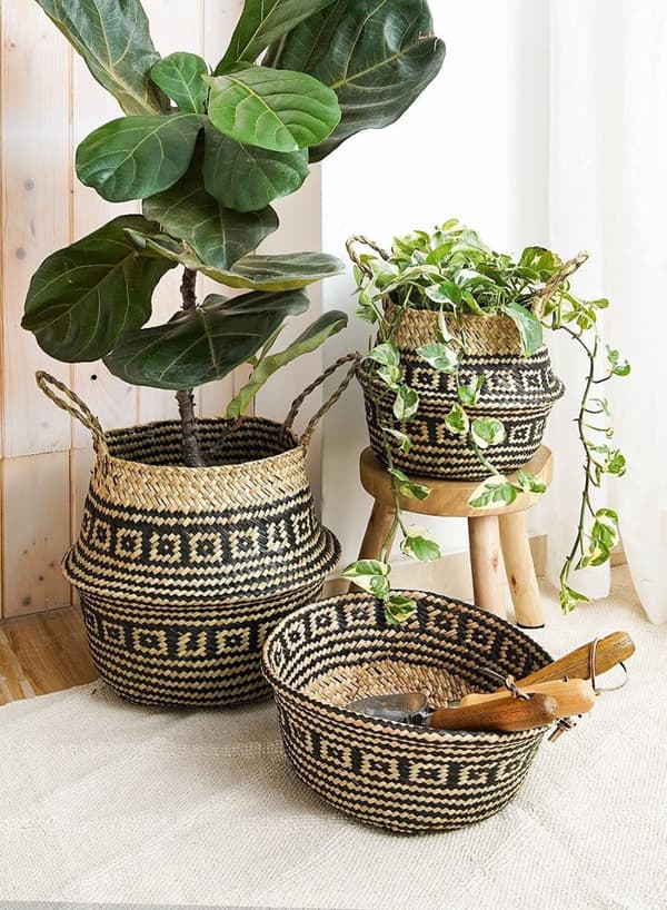 Naturlig korg BOHO 322177