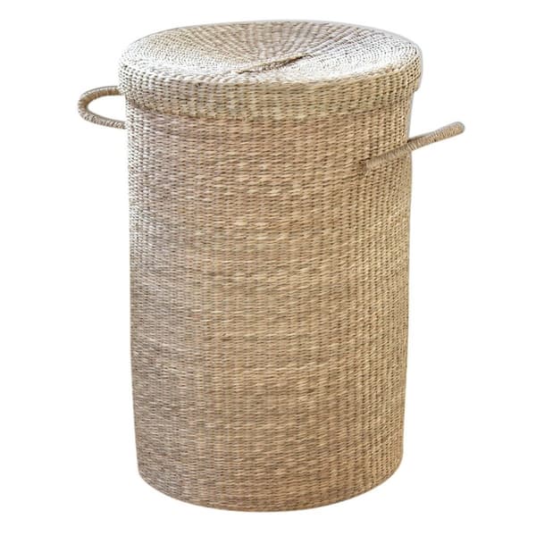 Tvättkorg av naturlig sjögräs