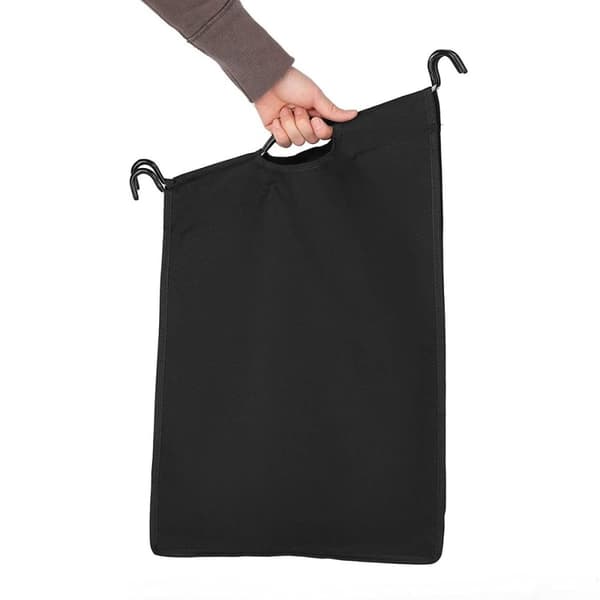 Bac à Linge avec 4 Sacs Amovibles Noirs sur Roulettes - L87,5 cm