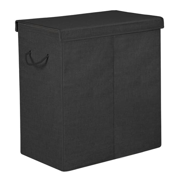 Svart tvättkorg - L60 cm