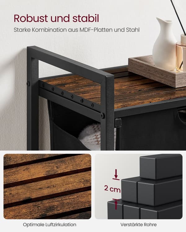 Kankaan keräilijä Plank-Vintage Brown-musta