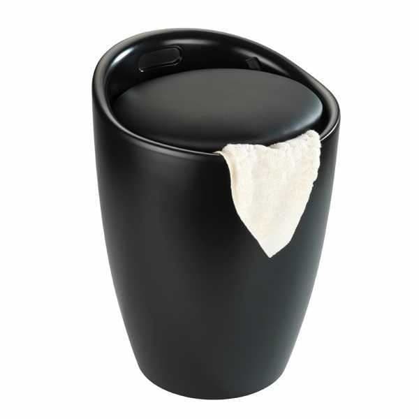 Candy 2-i-1 badrumstvättkorg Pall, tvättkorg och badrumspall, 20L kapacitet, BPA-fri plast, Ø