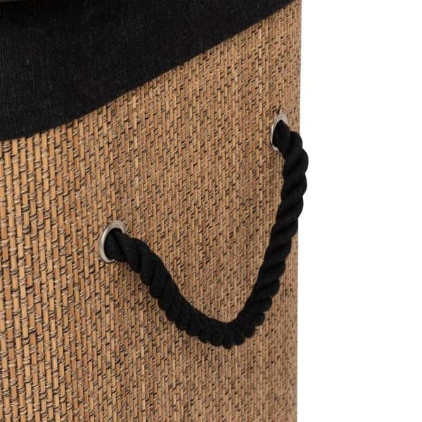 5five - tvättkorg i bambu 60l brun