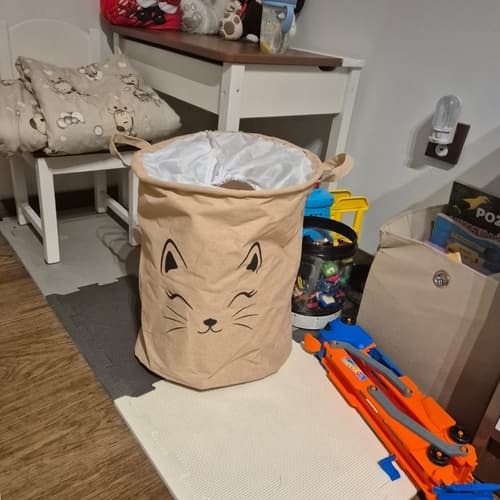 Leksakskorg Hopfällbar - Leksakslåda för barn
