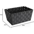 Miniatyrbild 2 av 2: Korg - BIGBUY HOME - Modell S3407644 - Mörkgrå - Textil - 31,5 x 21,5 x 16,5 cm