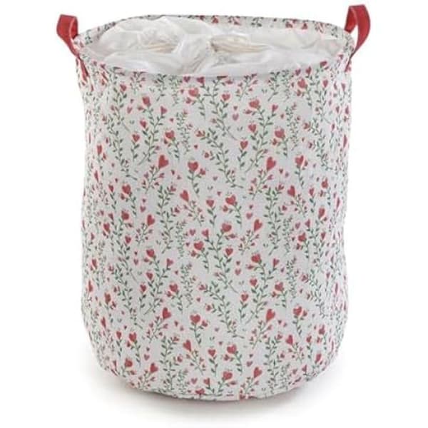 Tvättkorg - VERSA - Lover - Flerfärgad - 57 x 65 x 57 cm - Tvättstugatillbehör