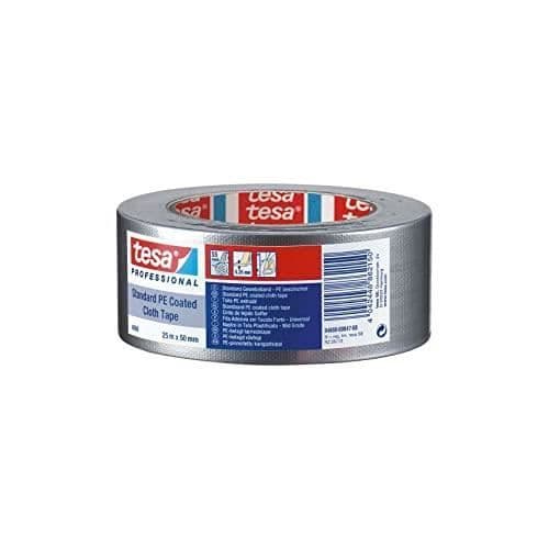 Underhållstillbehör - TESA - PLASTIKTAPE 50MMX25M - Röd - Icke Duplex - 1 styck