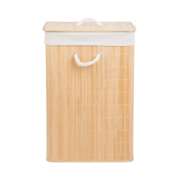 Tvättkorg | KIYO | med lock | 39x29,5x58,5cm | 886022