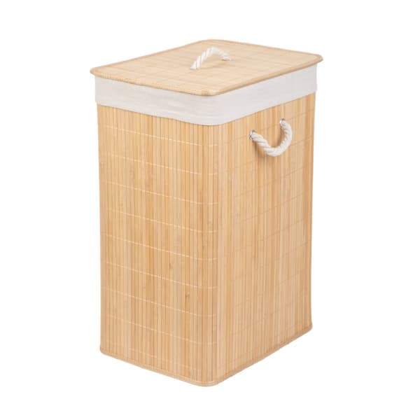 Tvättkorg | KIYO | med lock | 39x29,5x58,5cm | 886022