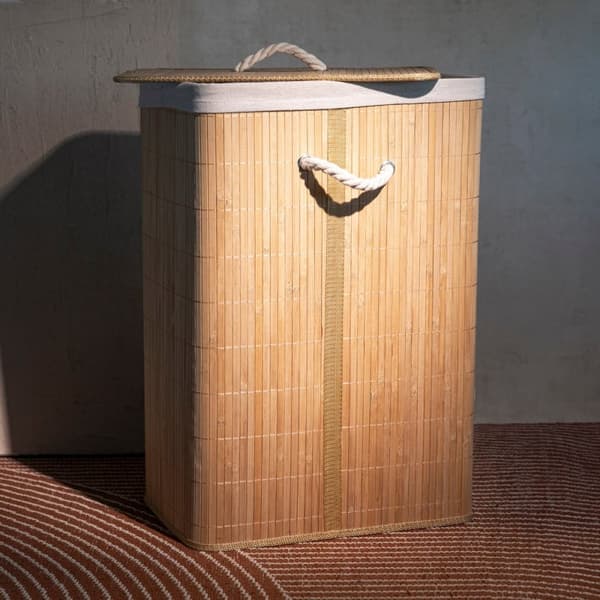 Tvättkorg | KIYO | med lock | 39x29,5x58,5cm | 886022